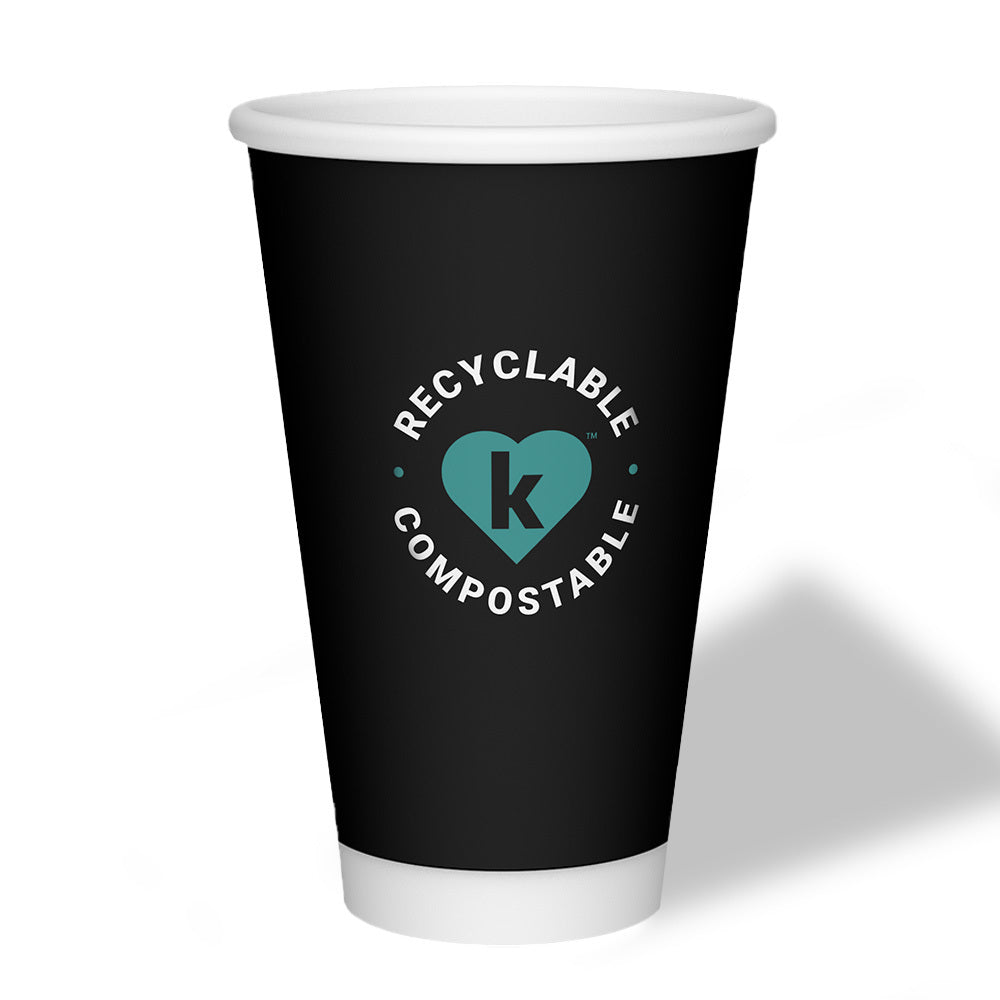 CUPkind Aqueous Double Wall Paper Hot Cup