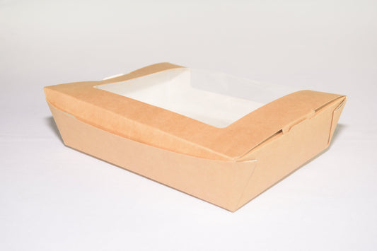 Kraft Window Takeaway Box