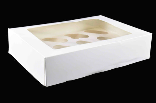 12 Cupcake Window Box & Insert