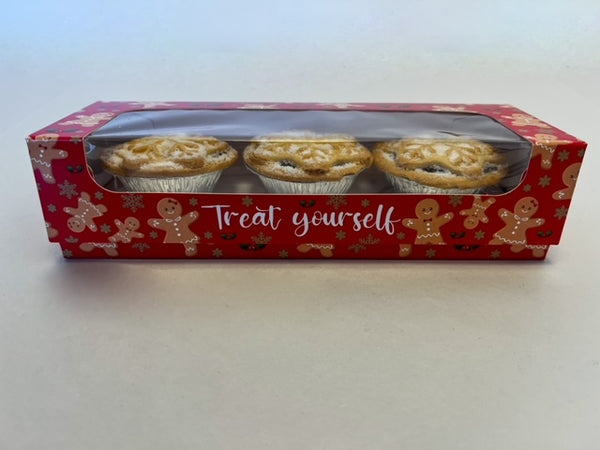 238x80x50mm Christmas Mince Pie Box and Inserts.