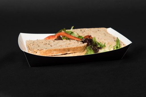 Black Medium Meal Tray