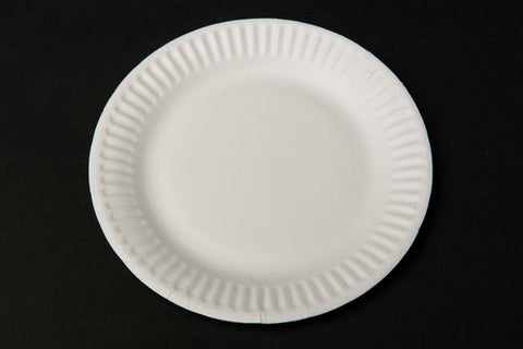 15cm White Paper Plate (6")