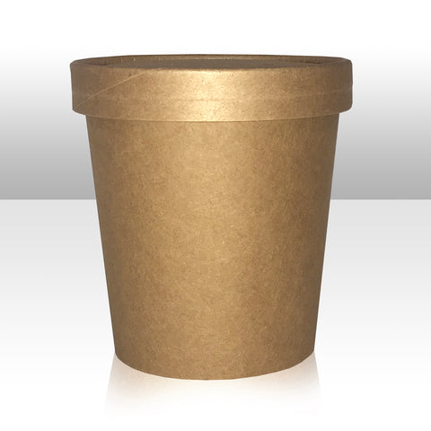 16oz Kraft Paper Food Container (Microwaveable)