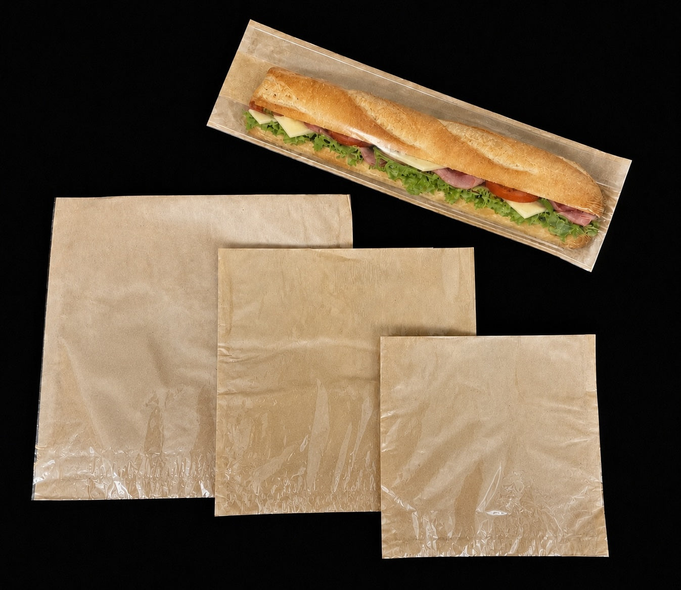 Film Front Kraft Paper Bags