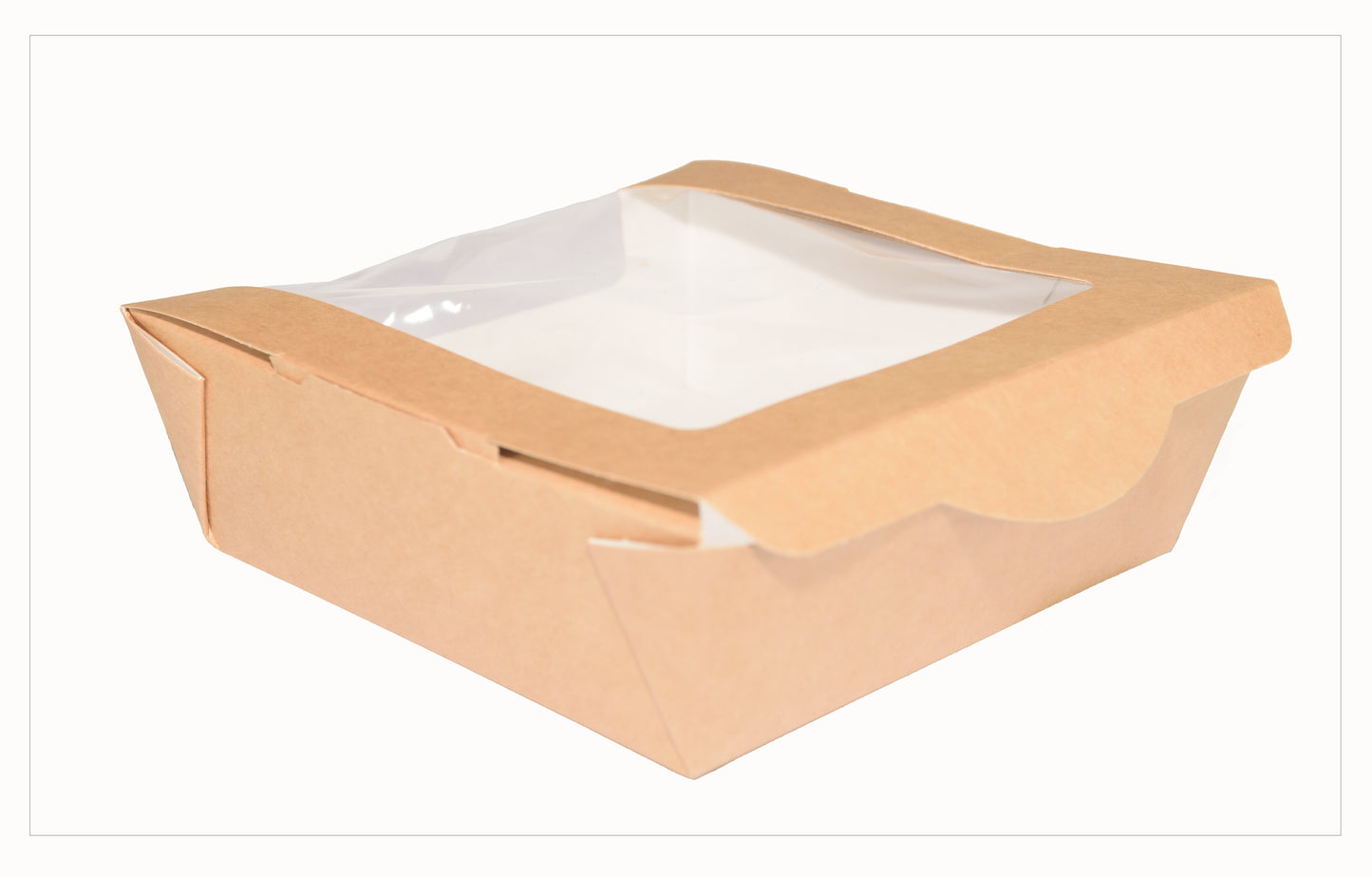 Kraft Window Takeaway Box