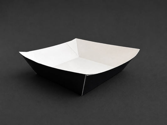 127mm Black Square Tray (5")