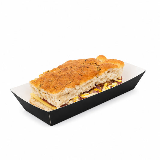 Black Medium Meal Tray