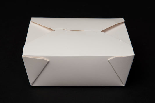 No 8 White Leakproof Container