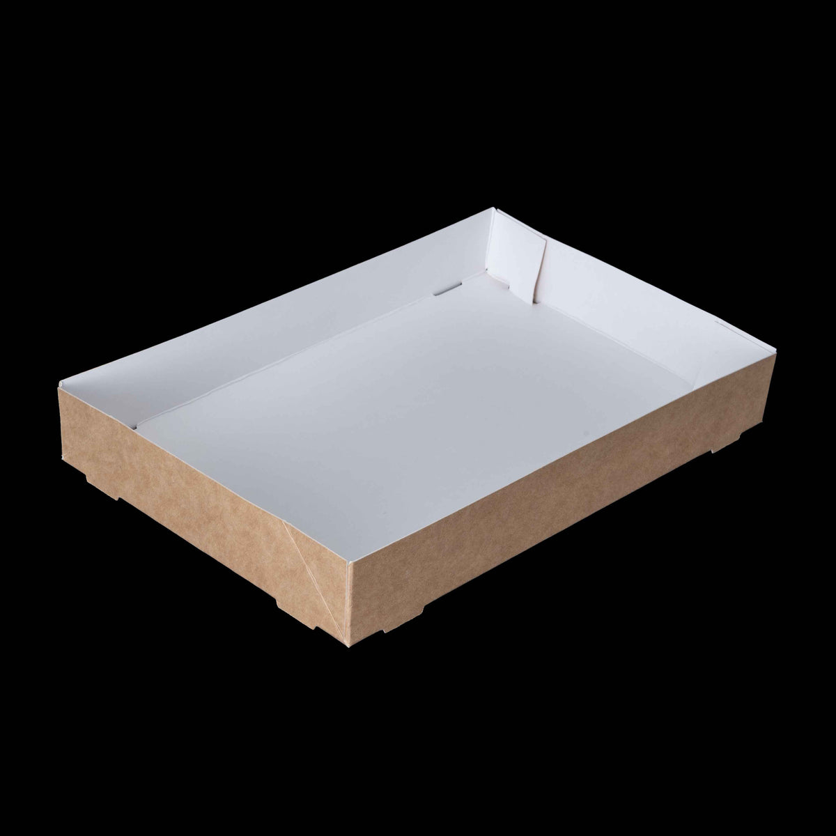 230x152x32mm  Kraft Quick Service Tray - GR