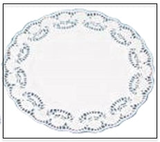 16.5cm Round White Doyley (6.5")