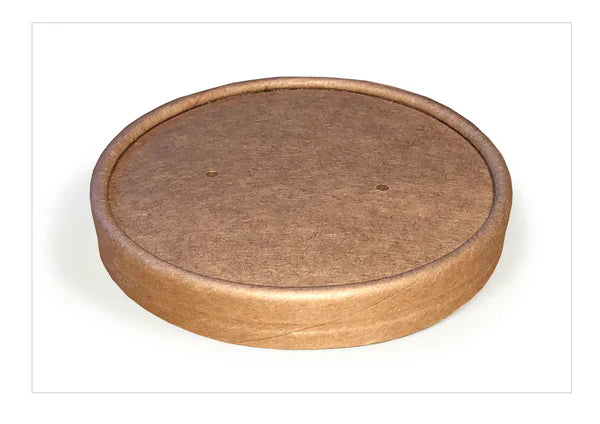 Kraft Lids (Microwaveable)