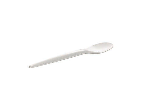 White Compostable Paper Spoon