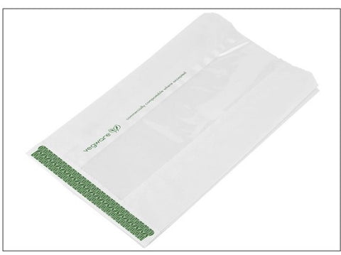 Glassine PLA Paper Window Bag (6"x2.5"x10")