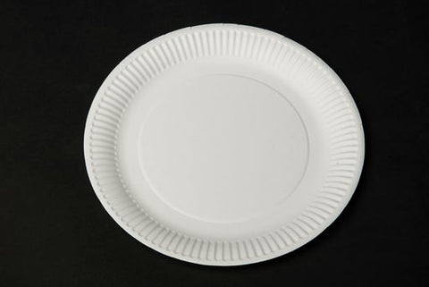 23cm White Paper Plate (9")