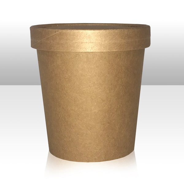 16oz Kraft Paper Food Container (Microwaveable)
